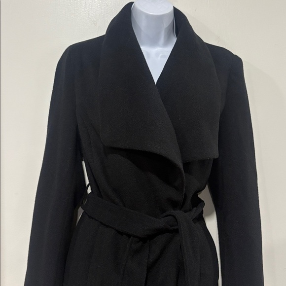 Love Tree Jackets & Blazers - Love Tree Black Soft Knit Trench Cardigan Winter Wrap Coat Size Medium